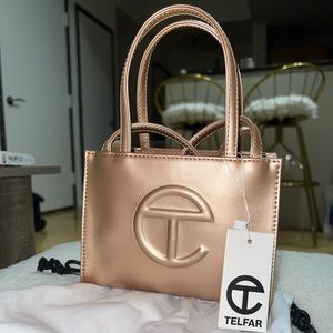 Telfar Small Copper Shopping Bag